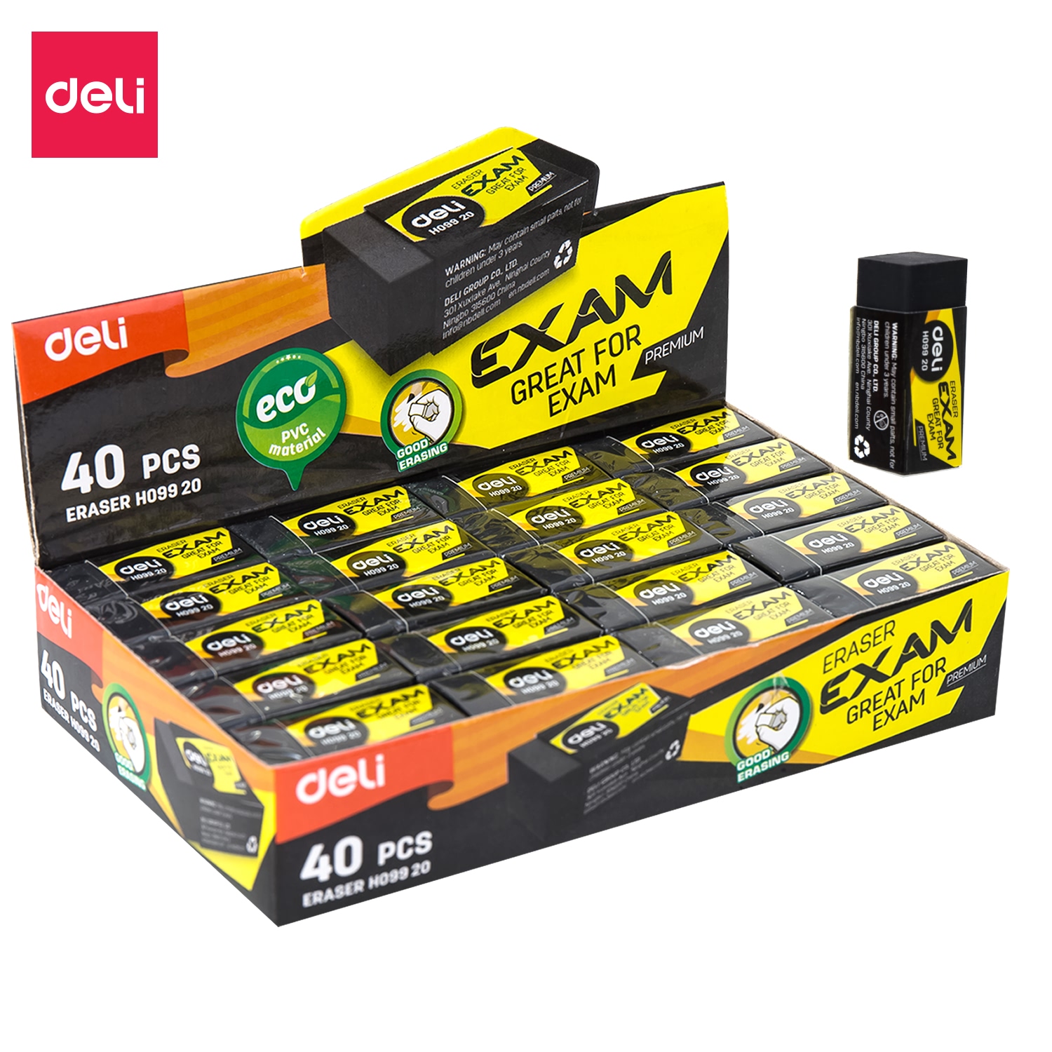 DELI H099 PREMIUM EXAM ERASER - SMALL