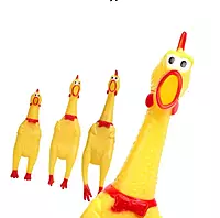 Squeaky Rubber Chicken Dog Toy