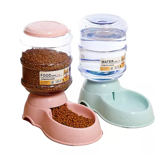 Non-Slip Pet  Bowl Gravity  Large Capacit Pet Water / Food Feeder