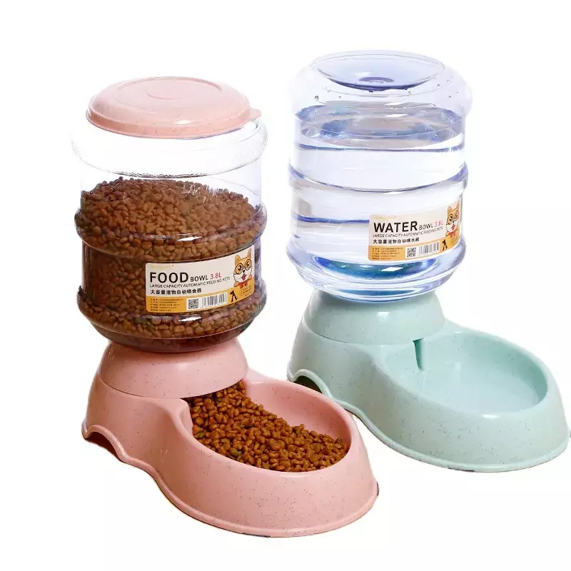 Non-Slip Pet  Bowl Gravity  Large Capacit Pet Water / Food Feeder