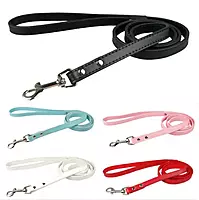 Classic PU Leather Dog Leash – Durable Walking Lead