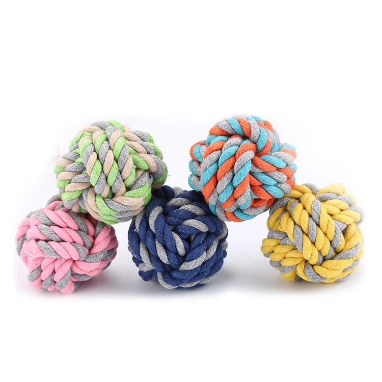 Cotton Rope Ball Dog Toy – Durable Chew & Play Ball