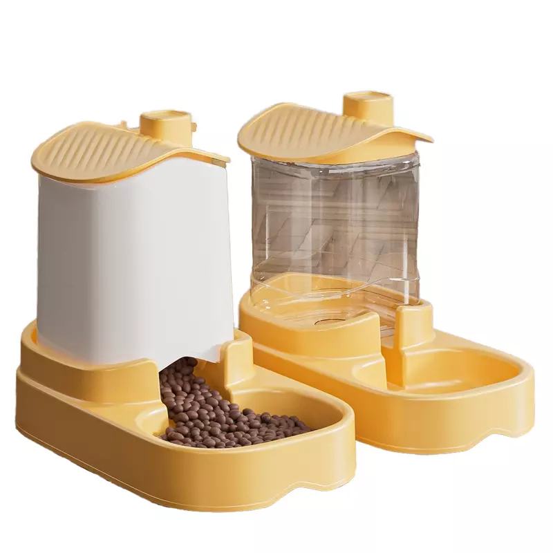 Automatic Gravity Pet Food Feeder and Water Dispenser