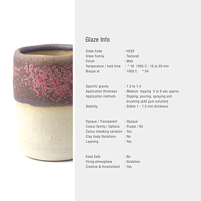 Sara High Fire Textured H232