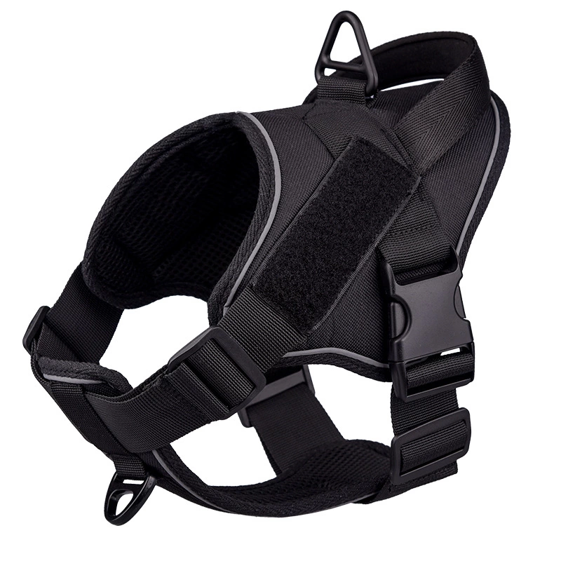 Premium No-Pull Tactical Dog Harness – Adjustable Heavy Duty