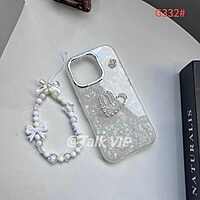 Floral Pearl Heart Case