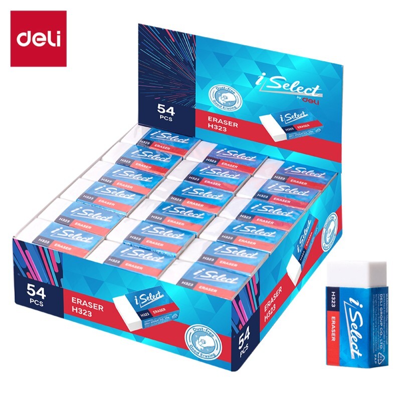 DELI H323 I-SELECT WHITE DUST FREE ERASER