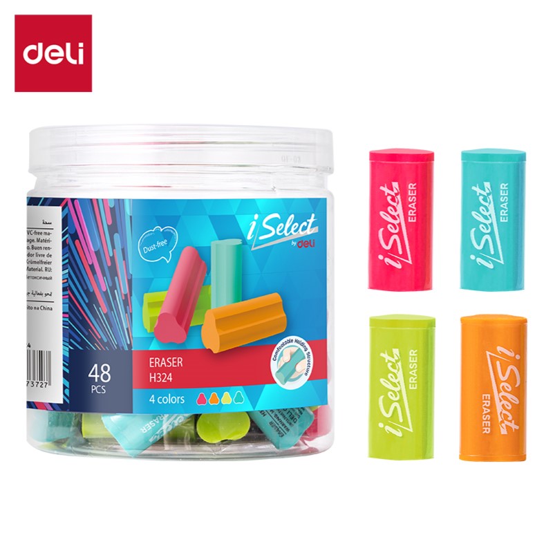 DELI H324 I-SELECT COLOR DUST FREE ERASER