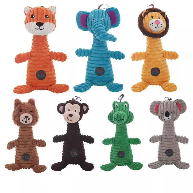 Pet Chew Toy Plush Squeak Chew Dog Toys For Dogs And Cats