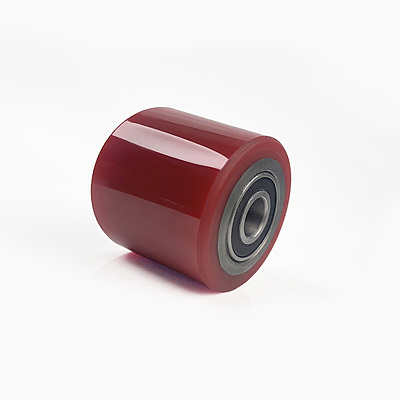 Dematic Conveyor Idler Roller (Polyurethane, Red) — 2.00" OD x 1.50" W x 3/8" Bearing Dematic Conveyor Idler Roller (Polyurethane, Red) — 2.00" OD x 1.50" W x 3/8" Bearing