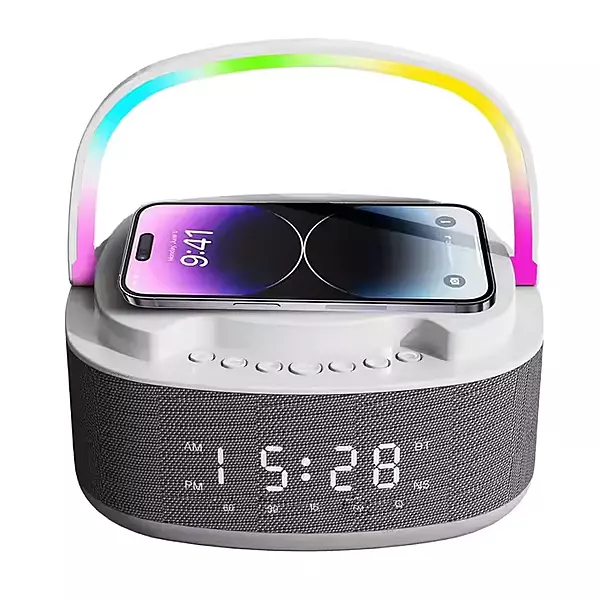 Haut Parleur Chargeur Bluetooth Sans fil à LED avec Radio S301 15w