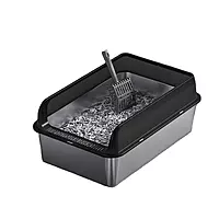 Stainless Steel based Open Cat Litter Box with High Sides