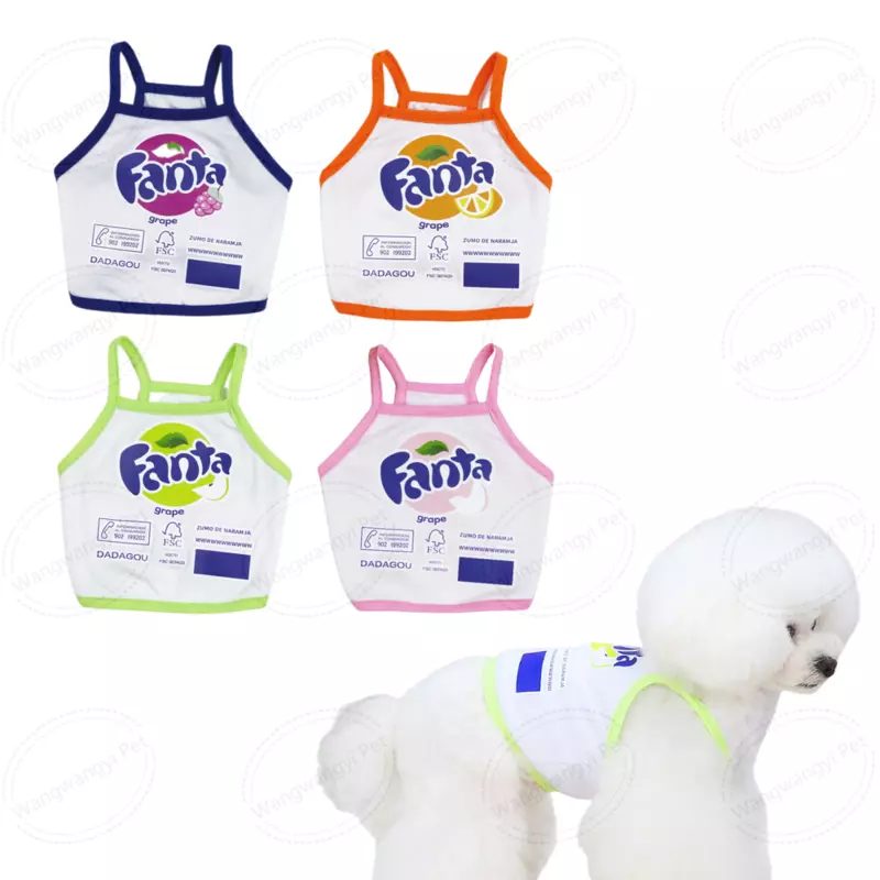 Fanta Inspired Pet Summer Tank Top
