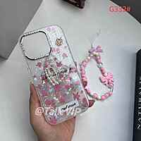 Floral Pearl Heart Case