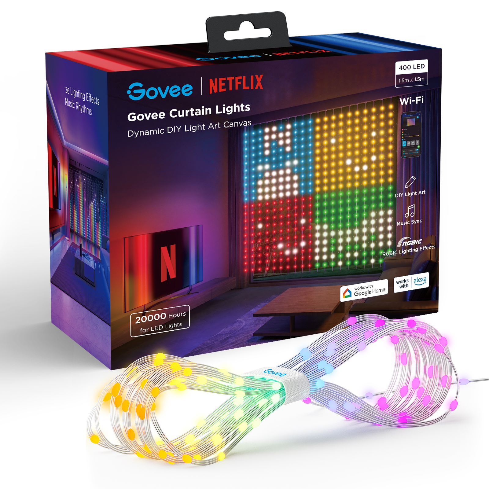 Govee Curtain Light NETFLIX CO-BRANDING