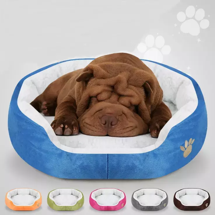 Warm And Comfortable Cotton Dog Bed Soft Pet Sleeping Bed Dog Sofa