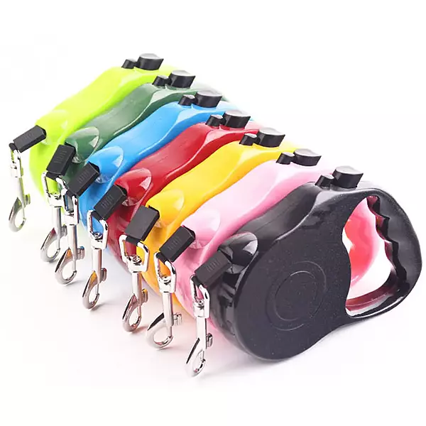 Automatic Retractable Dog Leash – 5M Lock Control