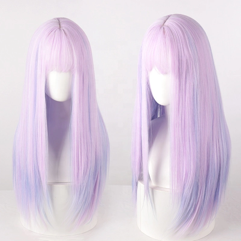 Wig 60cm - Straight Mix Purple Wig
