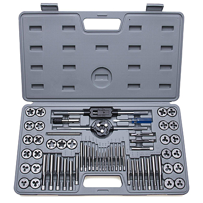 60 PIECE  #4 to 1/2" TAP AND DIE SET