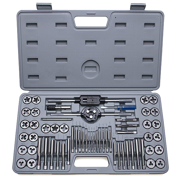 60 PIECE #4 to 1/2" TAP AND DIE SET