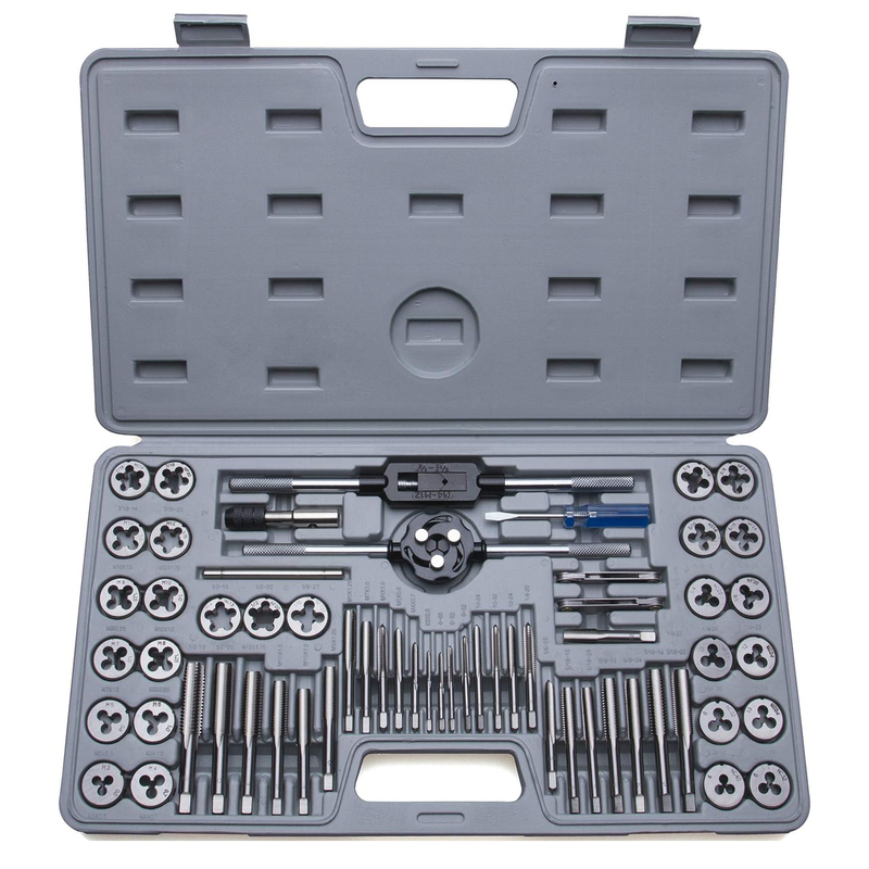 60 PIECE  #4 to 1/2" TAP AND DIE SET