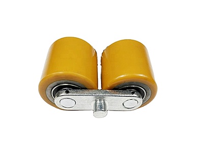 SpanTech Dual Urethane Guide Roller Assembly — 2.00" OD x 1.00" W Each, 3/8" Stud Mount SpanTech Dual Urethane Guide Roller Assembly — 2.00" OD x 1.00" W Each, 3/8" Stud Mount