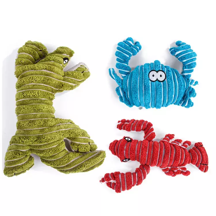 Plush Sea & Animal Dog Toy
