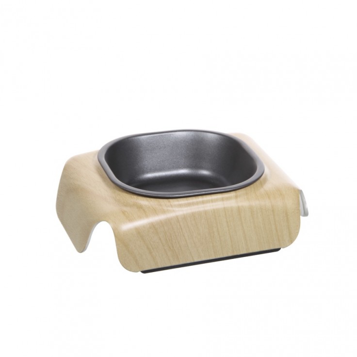 HAGEN CAT BOWL - WOOD FINISH HAGEN CAT BOWL - WOOD FINISH