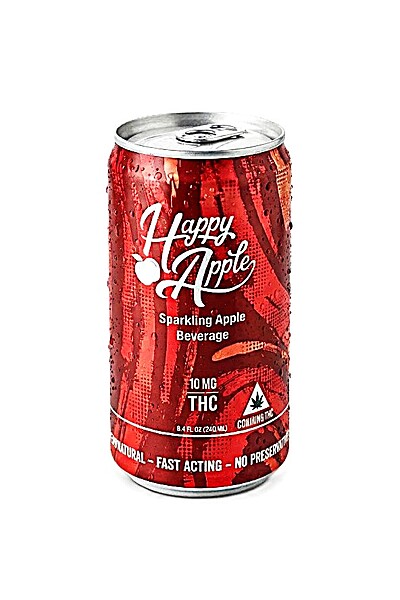 HAPPY APPLE SPARKLING BEVERAGE 10MG