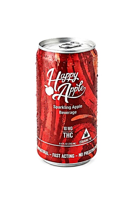 HAPPY APPLE SPARKLING BEVERAGE 10MG