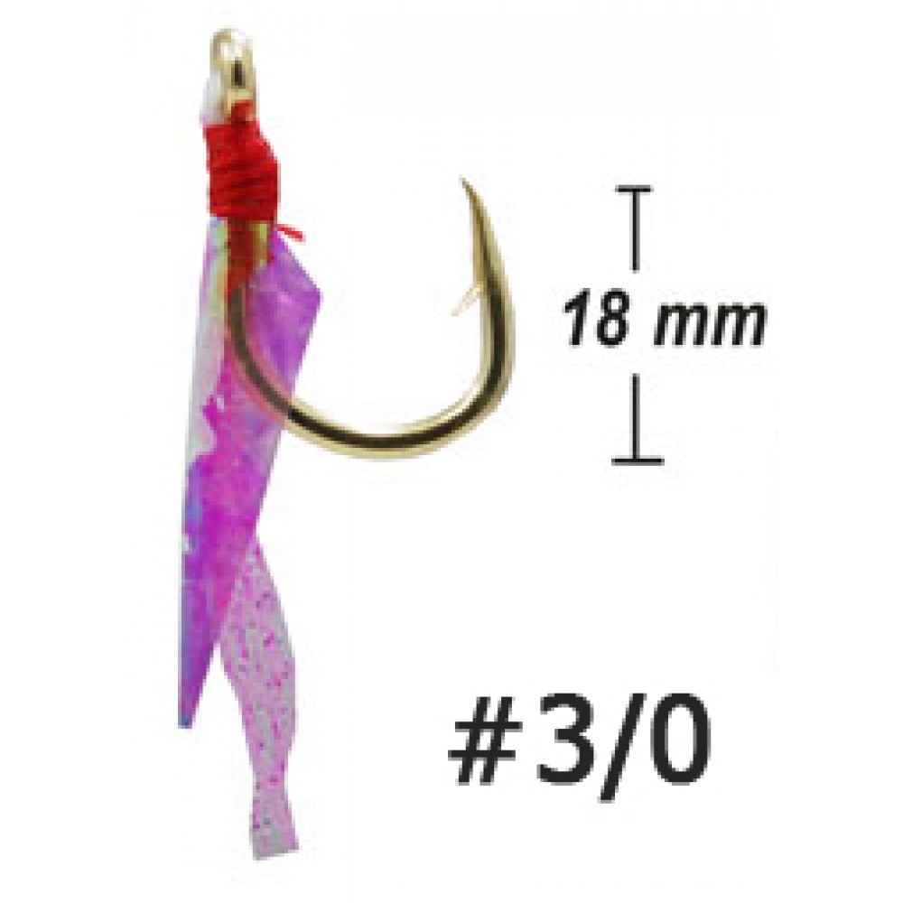 HARBOR ตาเบ็ด - รุ่น JACO ASSIST HOOK 3/0 (4pcs)
