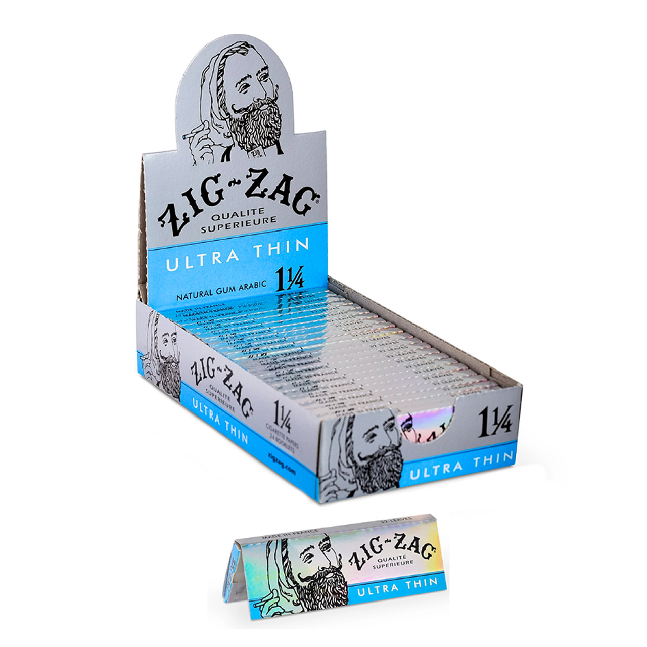 ZIG ZAG PAPERS | ULTRA THIN 1 1/4 PAPERS - 24CT