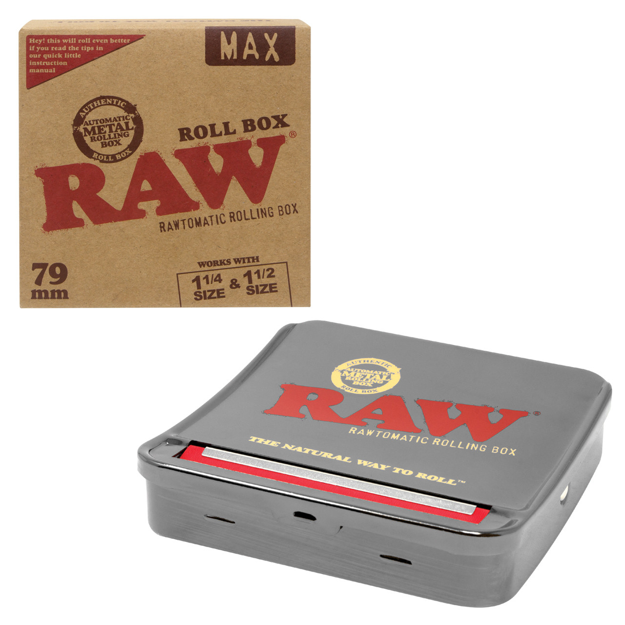 RAW® - Max Auto-Roll Box Individual - 79mm