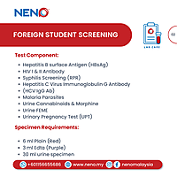 Home Blood Test (Foreign Student Screening)