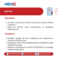 Home Blood Test (SOCSO)