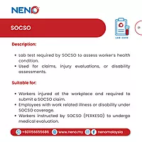 Home Blood Test (SOCSO)