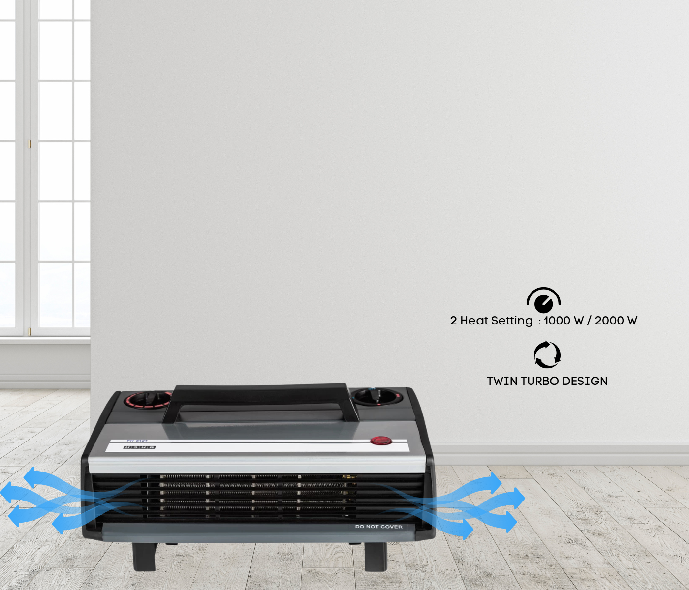 Usha HC 812 T Instant room Heater- 2000 W Usha HC 812 T Instant room Heater- 2000 W