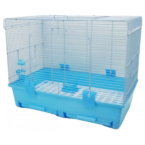 Spacious Metal Bird Cage with Deep Base Tray