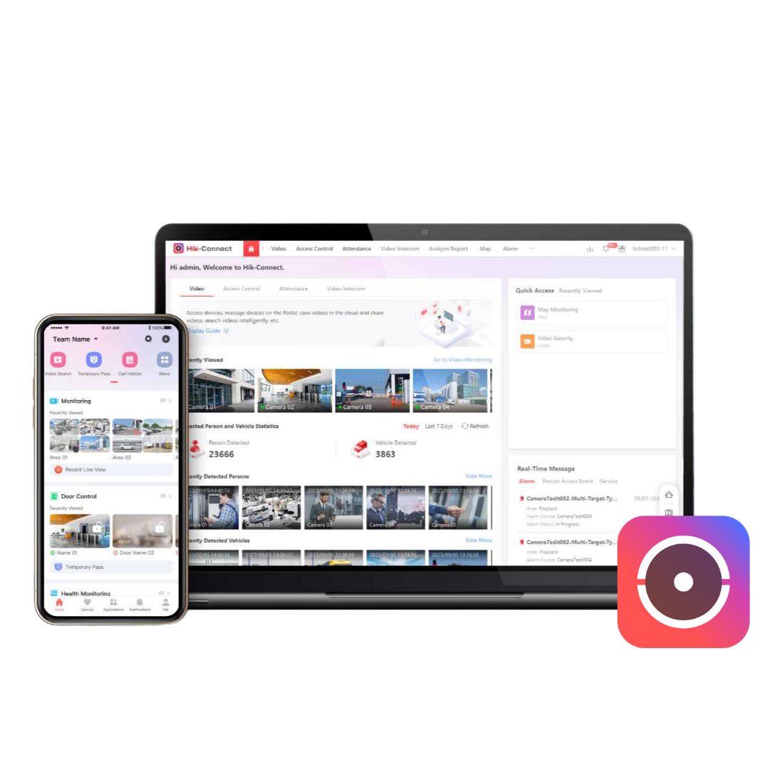 Hikvision Hik-connect Team, Video License 1 CH 1 Year