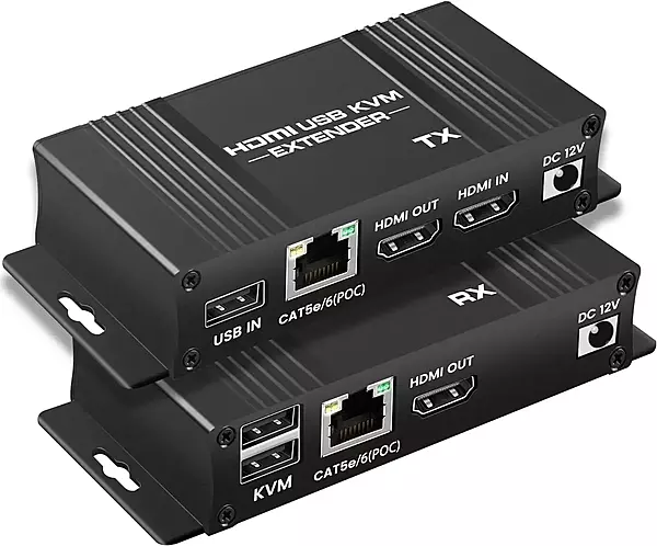 HDMI USB KVM 4K Extender 60M