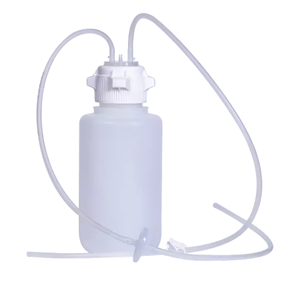 Vactrap™2 Round 4 L PP No Bin 1/4" ID Tubing 1/EA