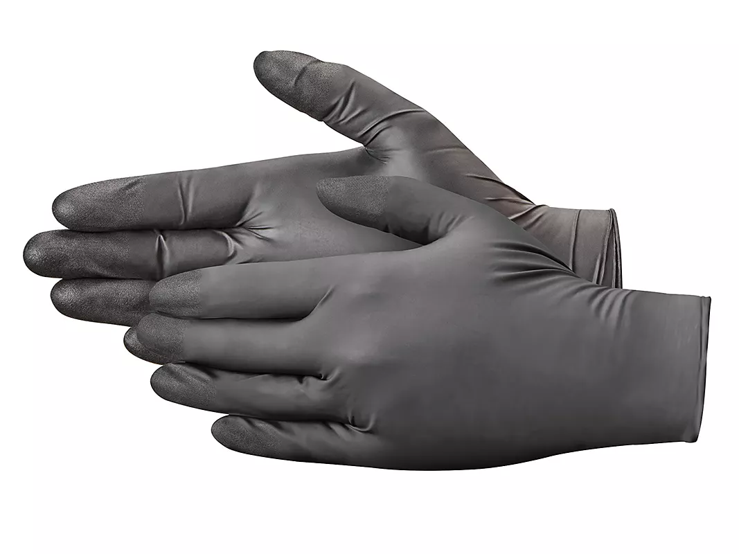 Nitrile Black Powder Free Glove - Small 10/100cs