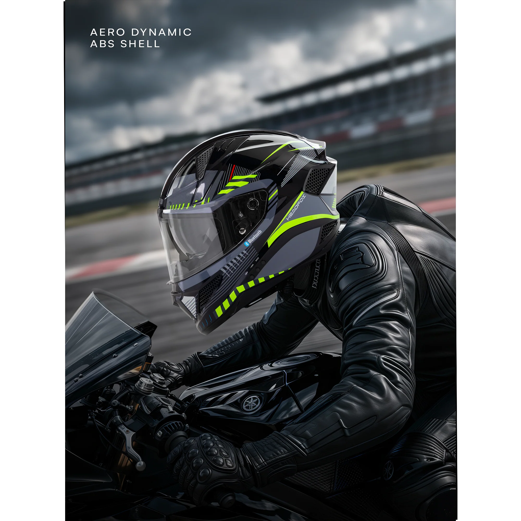 HEADFOX SBH-25 ISS SHARP BT TRACK GLOSSY GREEN 580 MM C.V HEADFOX SBH-25 ISS SHARP BT TRACK GLOSSY GREEN 580 MM C.V