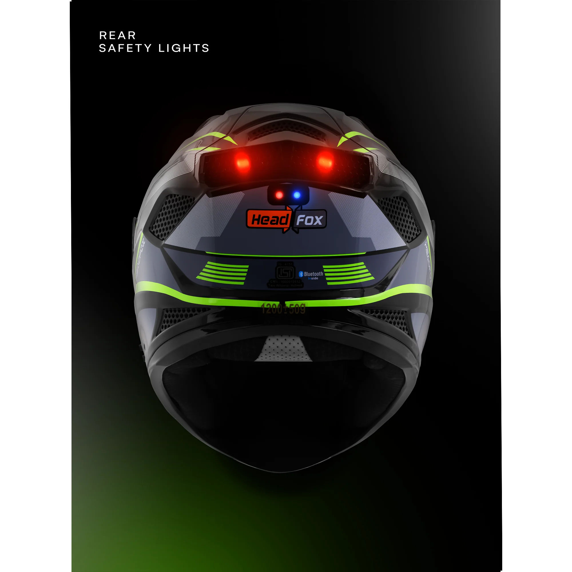 HEADFOX SBH-25 ISS SHARP BT TRACK GLOSSY GREEN 580 MM C.V HEADFOX SBH-25 ISS SHARP BT TRACK GLOSSY GREEN 580 MM C.V
