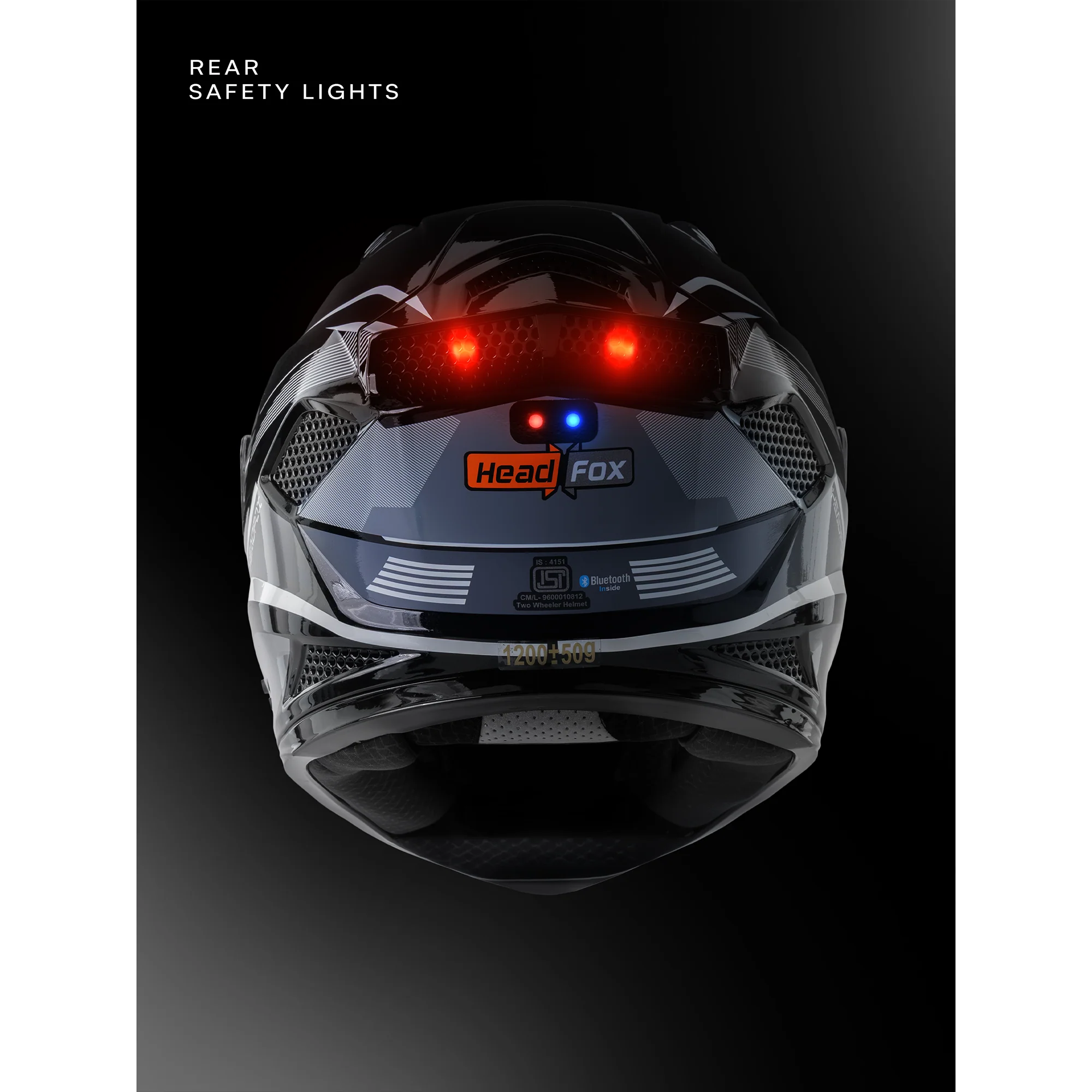 HEADFOX SBH-25 ISS SHARP BT TRACK GLOSSY GREY 580 MM C.V