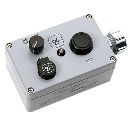 HEADSET STATION W/PTT,HIGH IMP