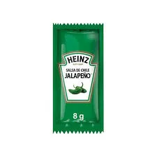 HEINZ CHILE JALAPEÑO 500 PZAS DE 8 G