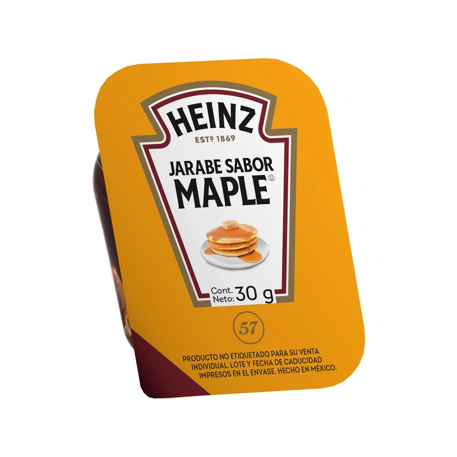 HEINZ JARABE DE MAPLE 72 PZAS DE 30 GR