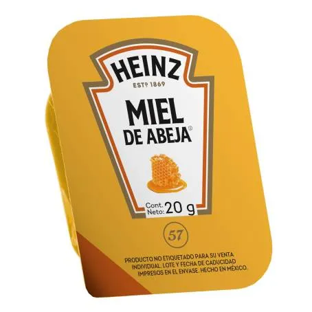 HEINZ MIEL DE ABEJA 120 PZAS DE 20 G