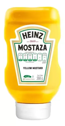 HEINZ MOSTAZA SQUEEZE 368 G